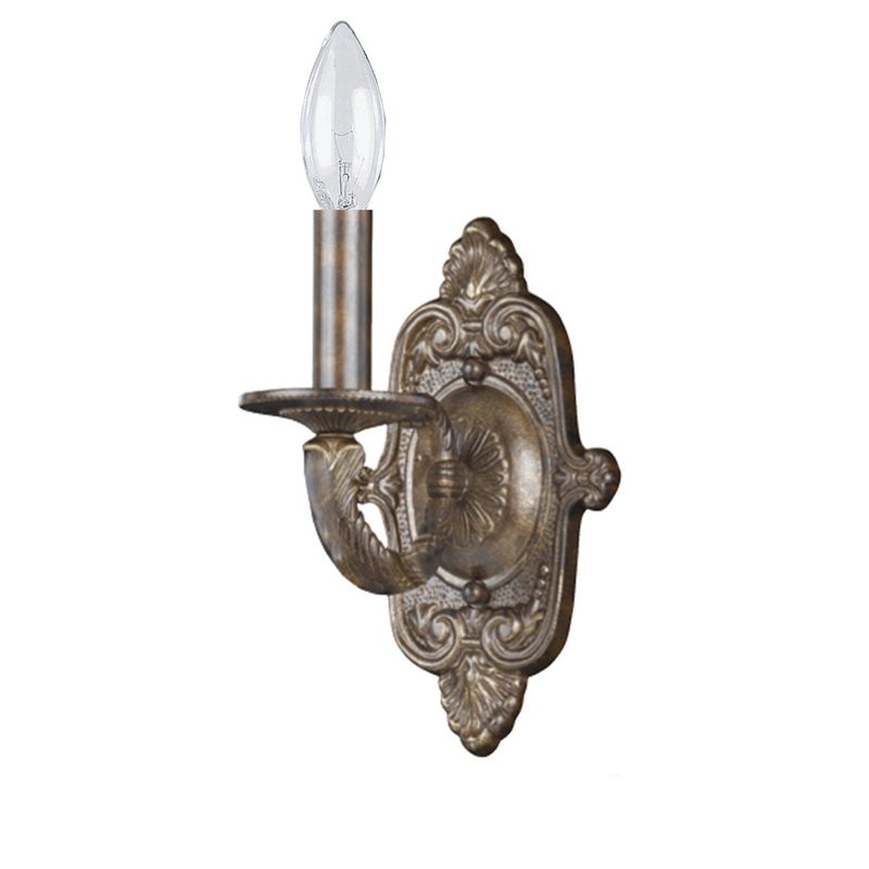 Crystorama 5111-VB Paris Market One Light Wall Sconce Venetian Bronze