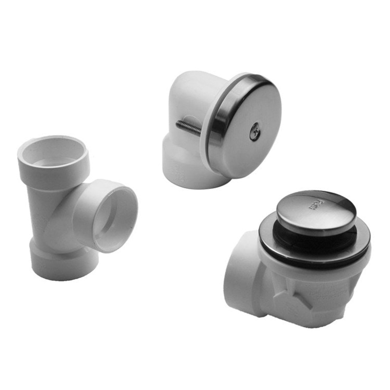 Drain Kit Oil Rubbed Bronze Brass Includes Toe Control Strainer with 1 Hole Faceplate Half Kit