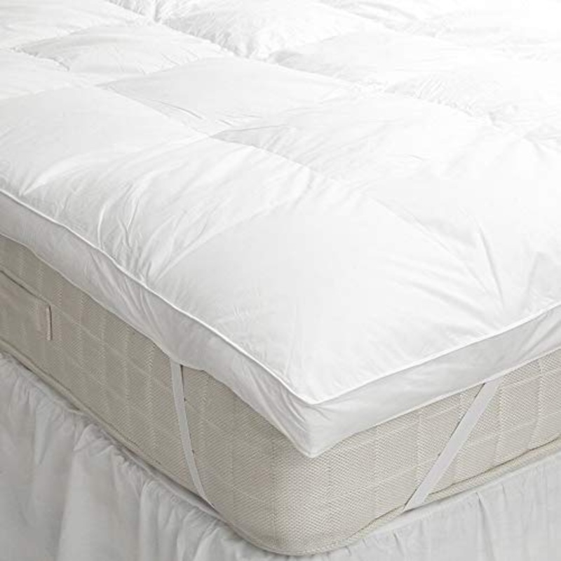 Linens Limited Copertura Materasso – Penna e Piuma dOca, Bianco, Singolo