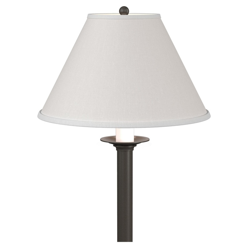 Simple Lines Table Lamp Dark Smoke