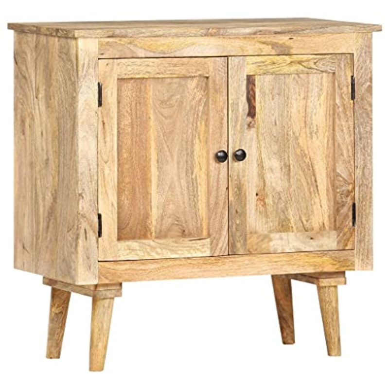 vidaXL Credenza 75x35x75 cm in Legno Massello di Mango