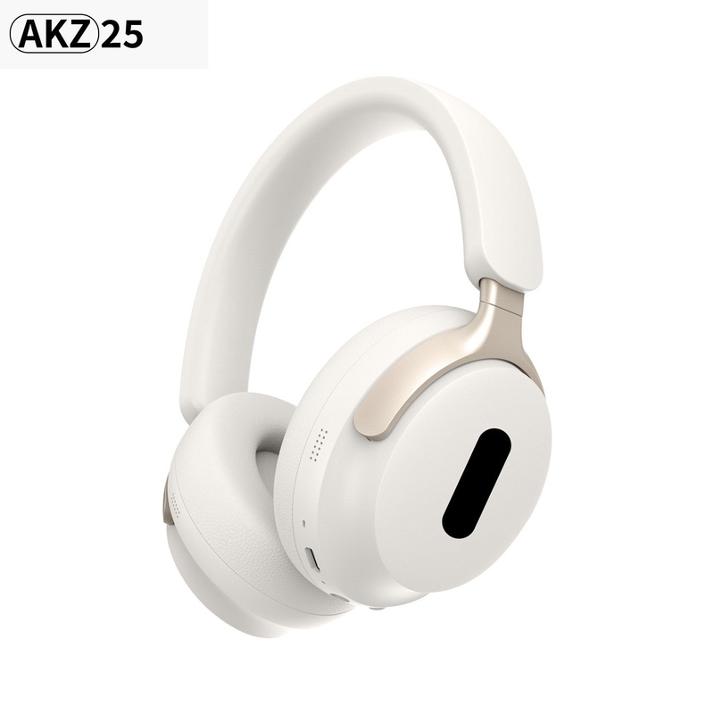 AKZ 25 Wireless Over-Ear Headphones – Bluetooth 5.3, Hi-Fi Audio, Noise-Isolating, Long Battery Life(white)