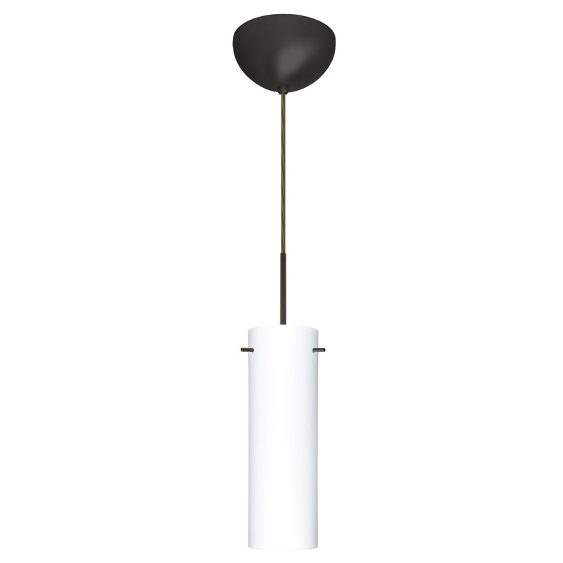 Besa 1BC-493007-HAL-BR Copa One Light Pendant Bronze
