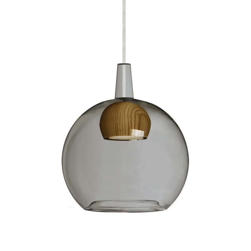Besa J-BENJISMMD-LED-SN Benji LED Pendant Satin Nickel