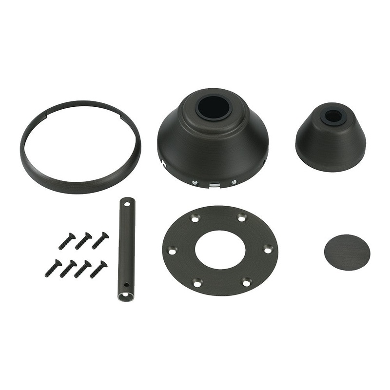 Custom Finish Kit from the Maverick Collection in Aged Pewter Finish by Visual Comfort Fan