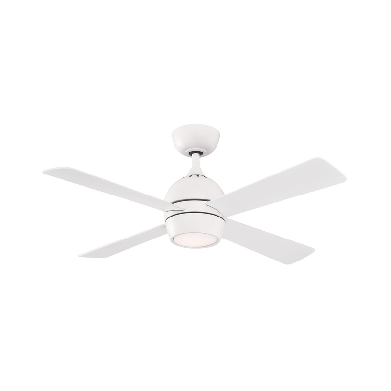 Fanimation FP7644MW Kwad 44 44″ Ceiling Fan Matte White