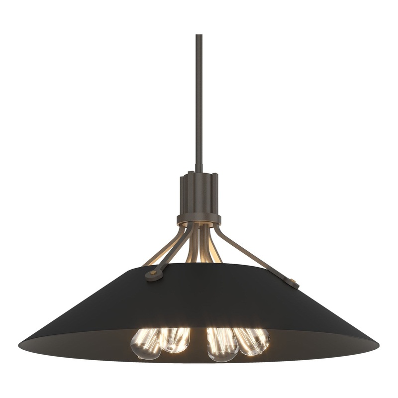 Henry Pendant Dark Smoke Black