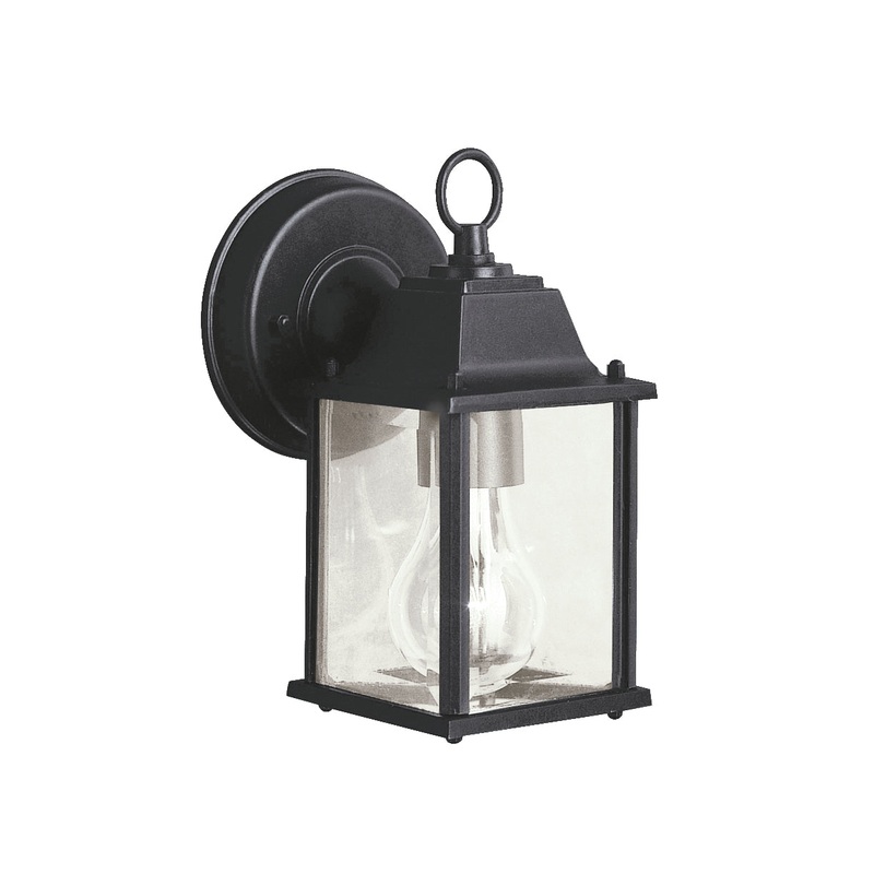 Kichler 9794BK One Light Outdoor Wall Mount, Black