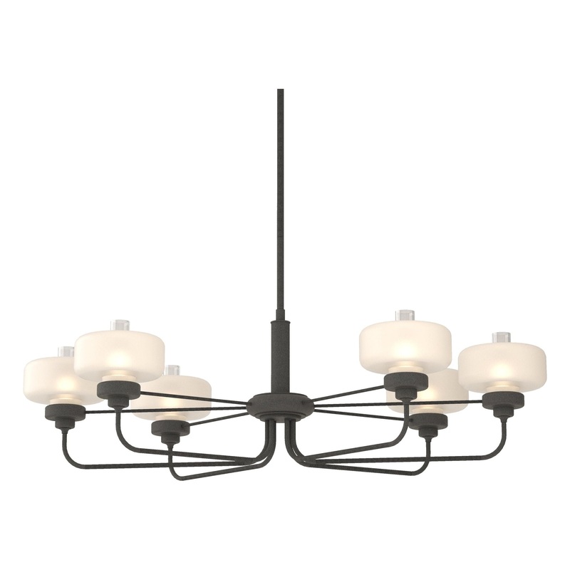 Nola Pendant Natural Iron Clear Glass with Frosted Diffuser (YE)
