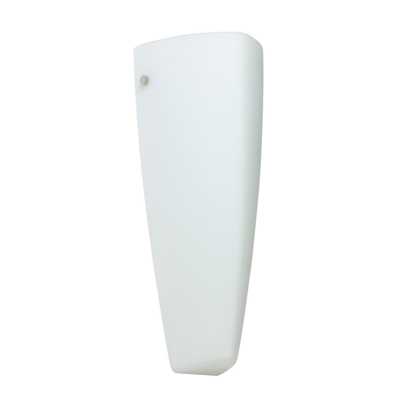 One Light Wall Sconce from the Lina Collection in Polished Nickel Finish by Besa