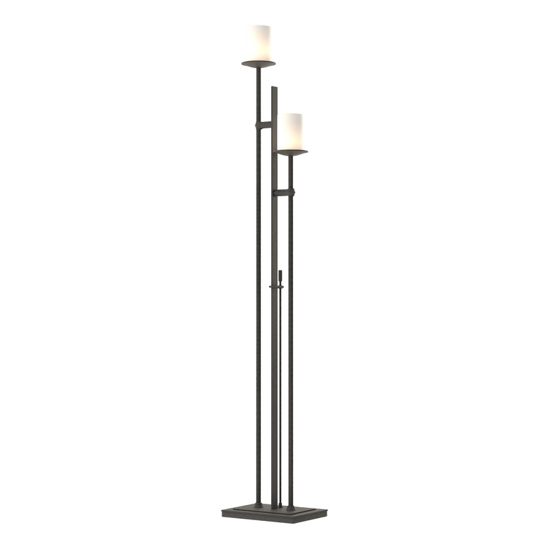 Rook Twin Floor Lamp Natural Iron
