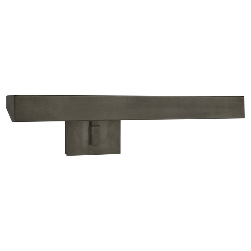 Two Light Picture Light from the Mcclain Collection in Bronze Finish by Visual Comfort Signature